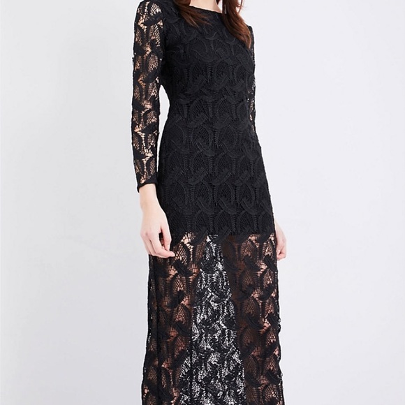 NEW, Black midi Maje dress - Picture 5 of 8